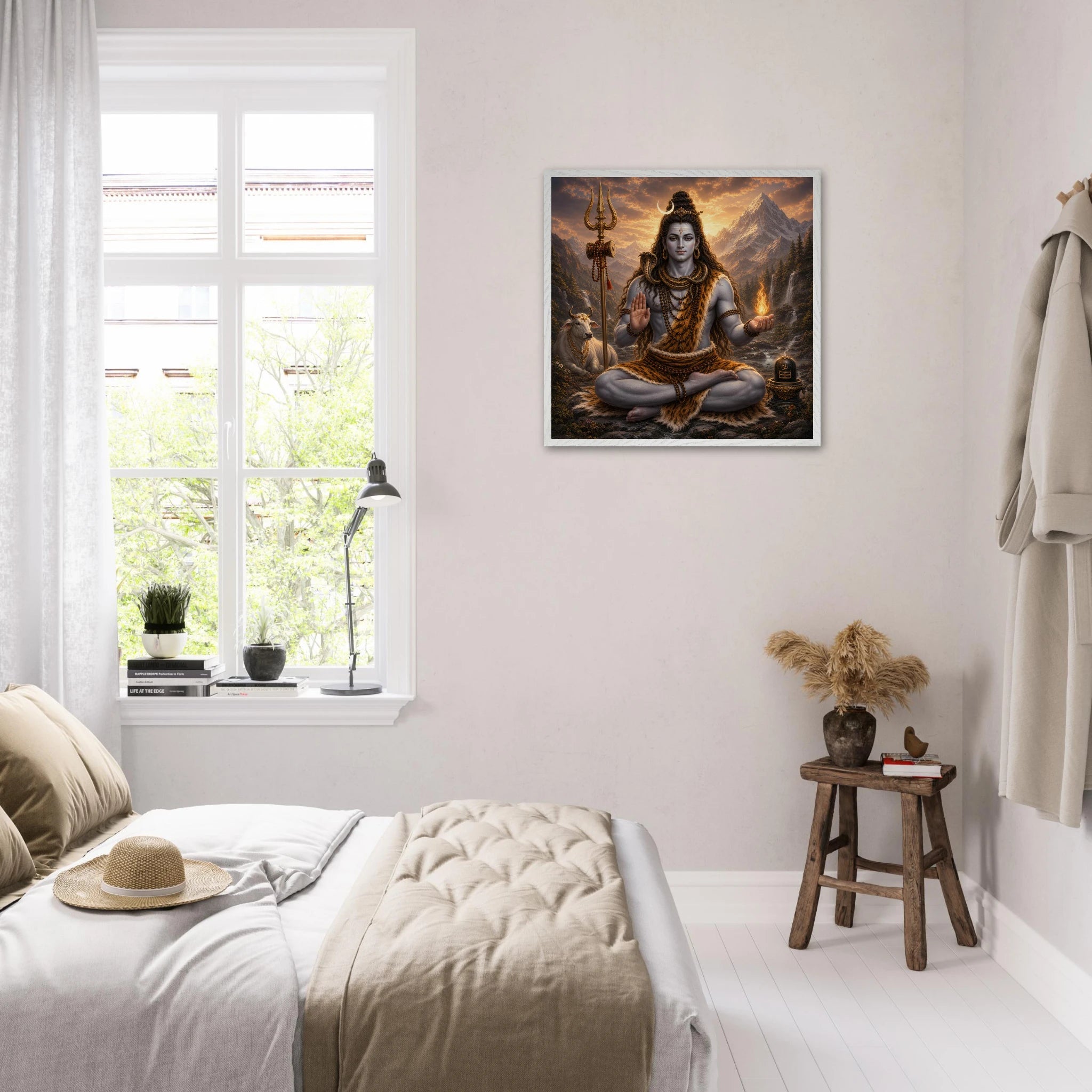 Shiva – Mythologie Fine Art Print mit Rahmen | babasan