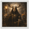 Arawn – Mythologie Fine Art Print mit Rahmen | babasan