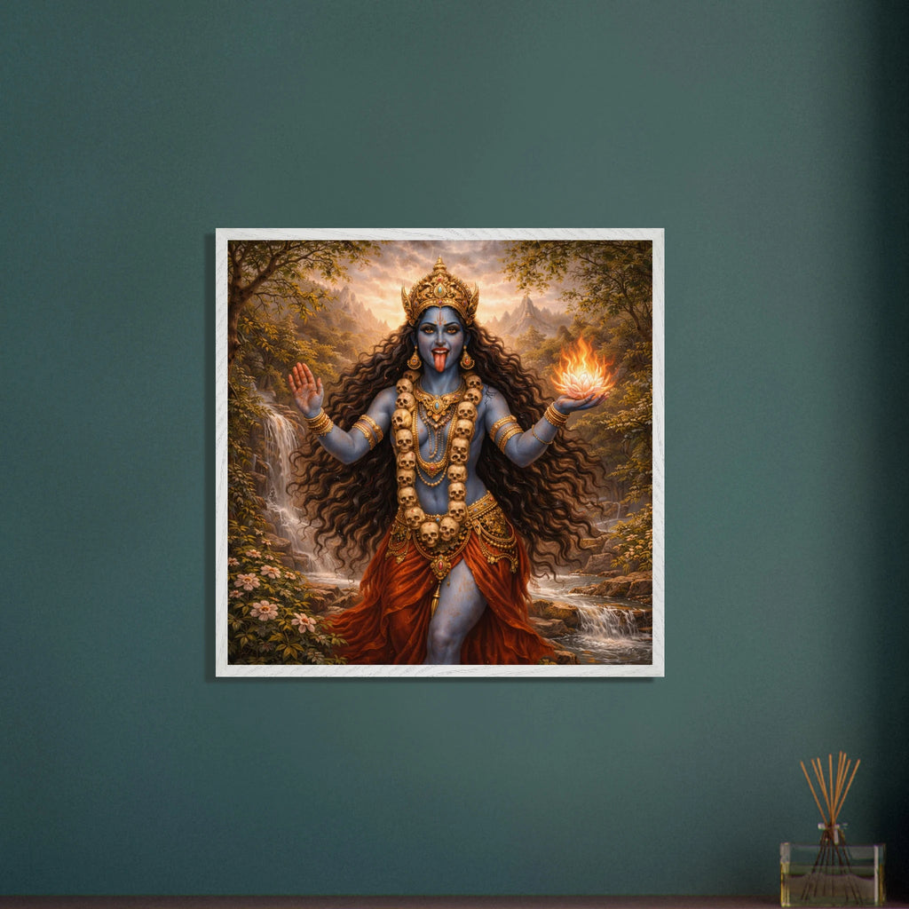Kali – Mythologie Fine Art Print mit Rahmen | babasan