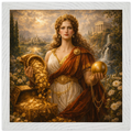Fortuna – Mythologie Fine Art Print mit Rahmen | babasan