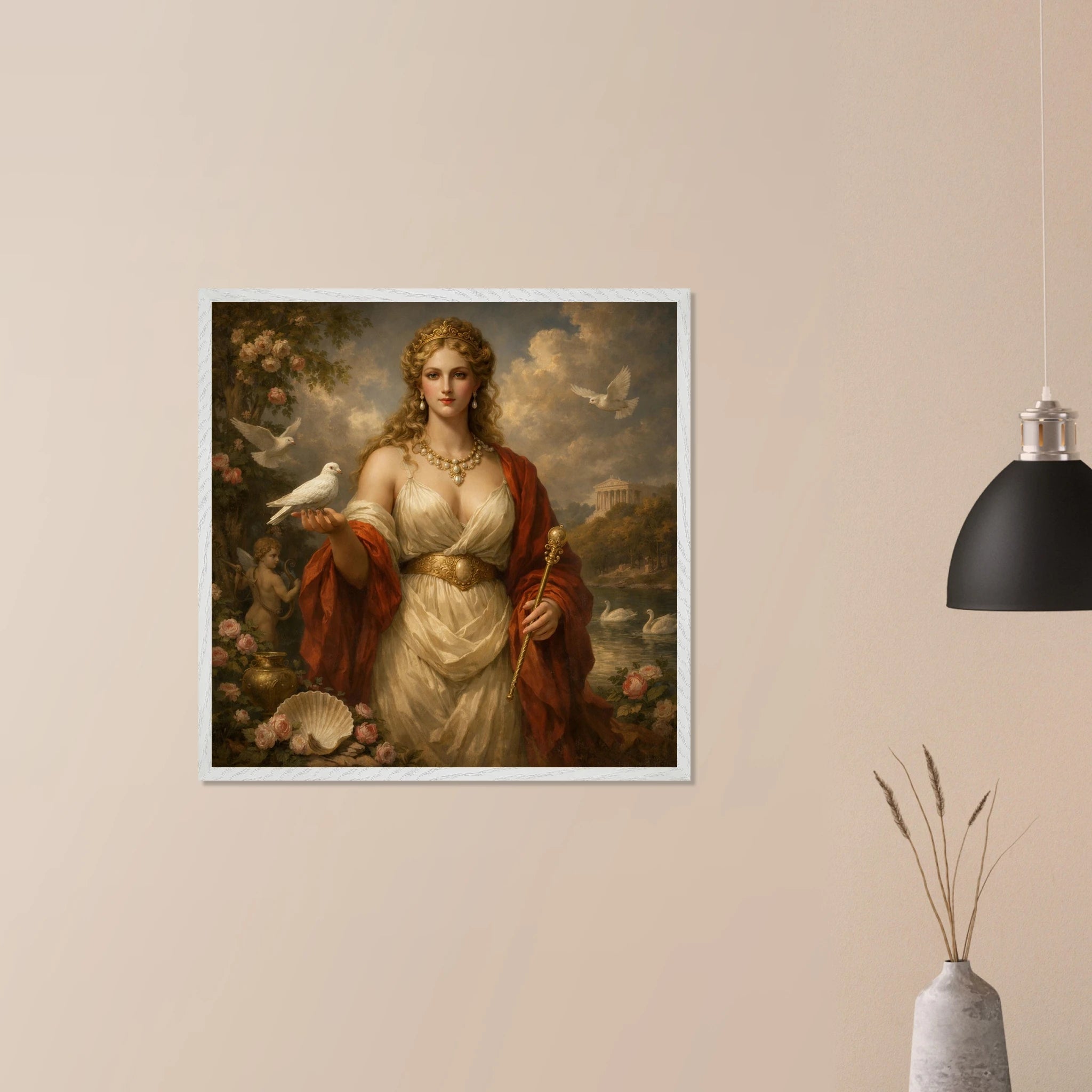 Venus – Mythologie Fine Art Print mit Rahmen | babasan