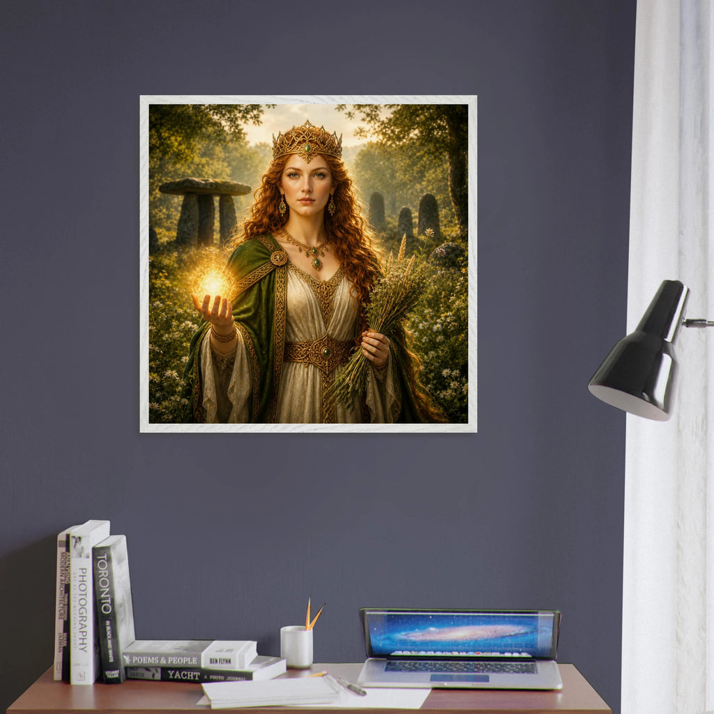 Áine – Mythologie Fine Art Print mit Rahmen | babasan