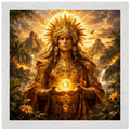 Kinich Ahau – Mythologie Fine Art Print mit Rahmen | babasan