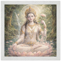 Weisse Tara – Mythologie Fine Art Print mit Rahmen | babasan